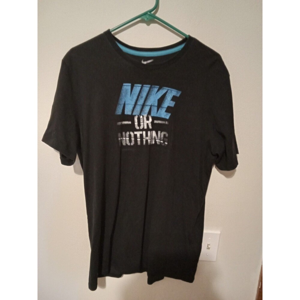 Nike Mens Short Sleeve Tshirt Black Size Large